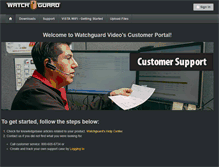 Tablet Screenshot of cs.watchguardvideo.com